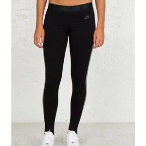 Nike Leg A See Stirrup Training Workout Leggings Black 615051 010 Size Small